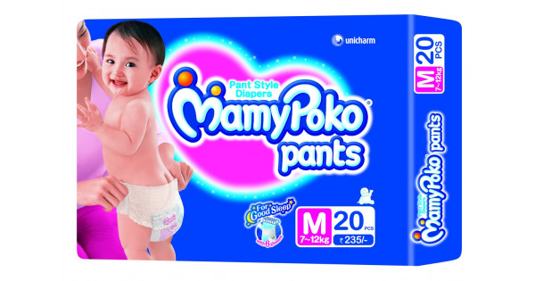 MamyPoko Pants Extra Absorb Diapers (8 PCS, L) Price in India,  Specifications, Comparison (11th September 2023) | Pricee.com