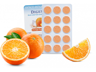 Digene Orange Tablet (Pack of 15)