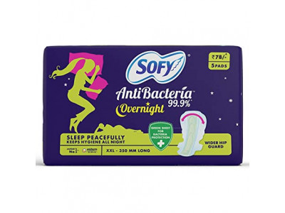 Sofy Bodyfit Overnight XXL Sanitary Pads (Pack of 5)