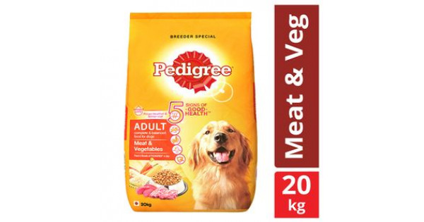 Pedigree meat 2025 and vegetables