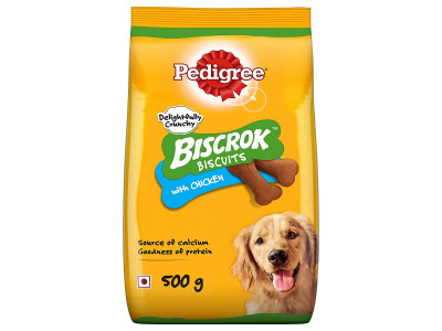 Pedigree Biscrok With Chicken 500 gms Biscuits