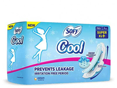 Sofy Cool Super XL+ Sanitary Pads (Pack of 7)