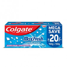 Colgate Maxfresh Cooling Crystals Blue Toothpaste (150 g+150 g) 300 g