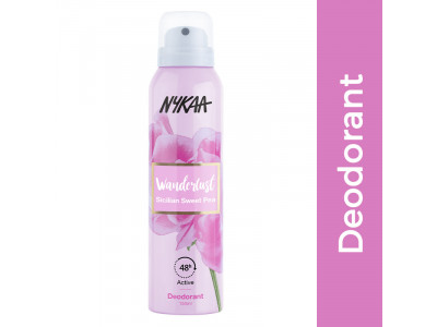 Nykaa Wanderlust Deodorant Spray Sicilian Sweet Pea 150 Ml 