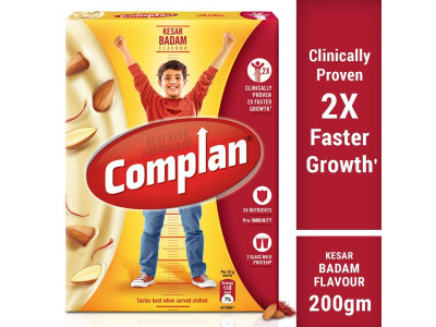 Complan Kesar Badam Powder 200 gm  Box