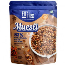 Fit & Flex Choco Almond Cookie Delight Muesli 450 GM