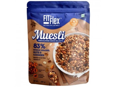 Fit & Flex Choco Almond Cookie Delight Muesli 450 GM