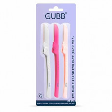 Gubb Eyebrow Razor (Pack of 3) 1 pack