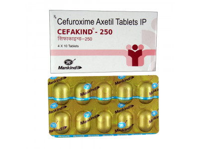 Cefakind 250 mg Tab (Pack-10)