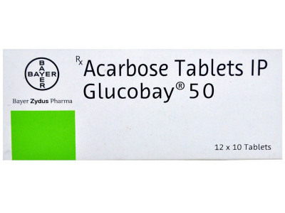 Glucobay 50 mg  Tab (Pack-10)