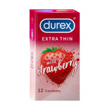 Durex Wild Strawberry Condoms (Pack of 12)