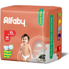 Alfaby XL Pants Diapers 24 NOS