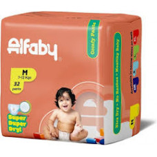 Alfaby Meduim Pants Diapers 32 NOS